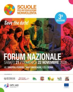 3° Forum Nazionale SCUOLE PER UN’EDUCAZIONE NONVIOLENTA